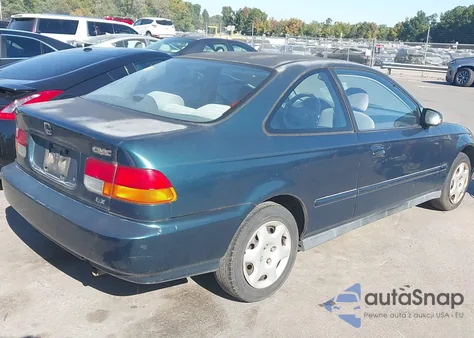 1998 Honda Civic Ex from USA, damaged, VIN 1HGEJ8248WL008597